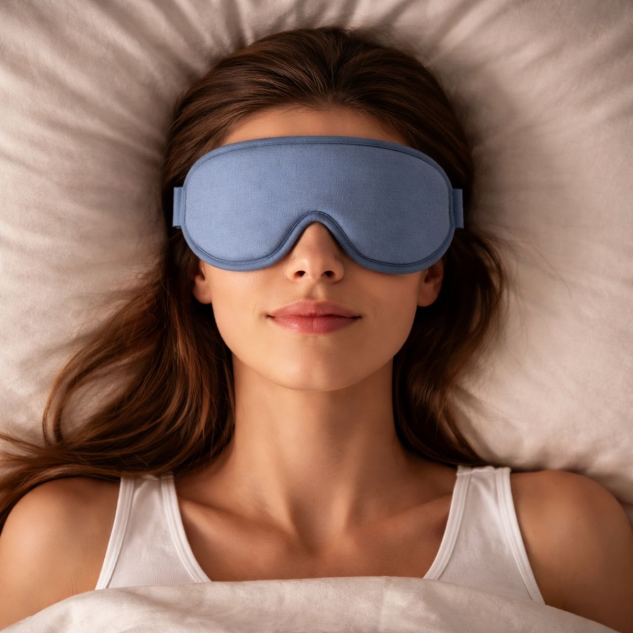 3D Blackout Sleep Eye Mask with Memory Foam – Light-Blocking Comfort Mask