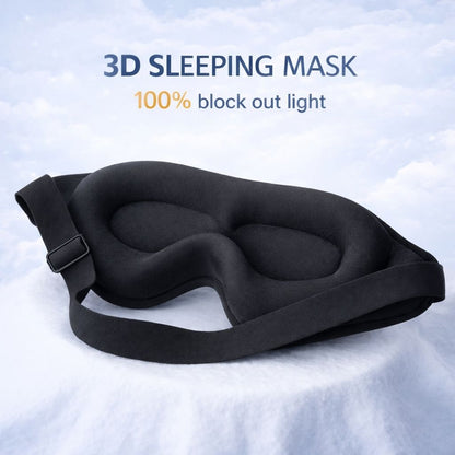 3D Sleep Eye Mask with Memory Foam - 100% Blackout Sleep Mask - Circadian Dream
