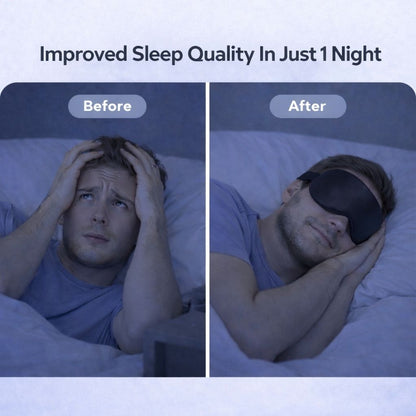 3D Sleep Eye Mask with Memory Foam - 100% Blackout Sleep Mask - Circadian Dream