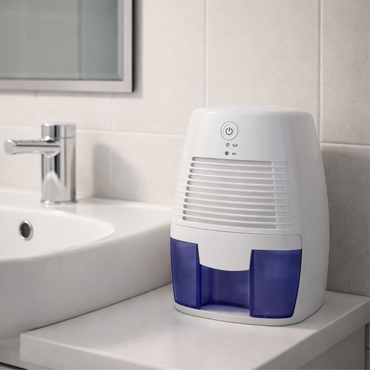 Mini Dehumidifier for Damp Spaces – Quiet Small-Room Dehumidifier for Bedroom & Bathroom