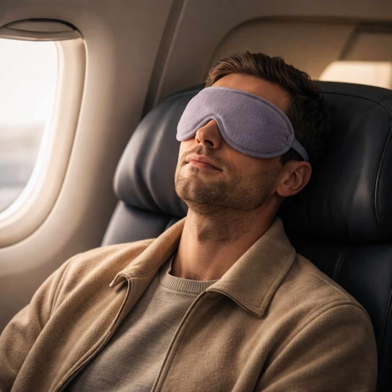 3D Blackout Sleep Eye Mask with Memory Foam – Light-Blocking Comfort Mask