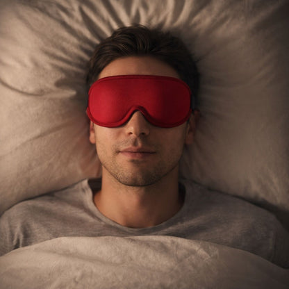 3D Blackout Sleep Eye Mask with Memory Foam – Light-Blocking Comfort Mask