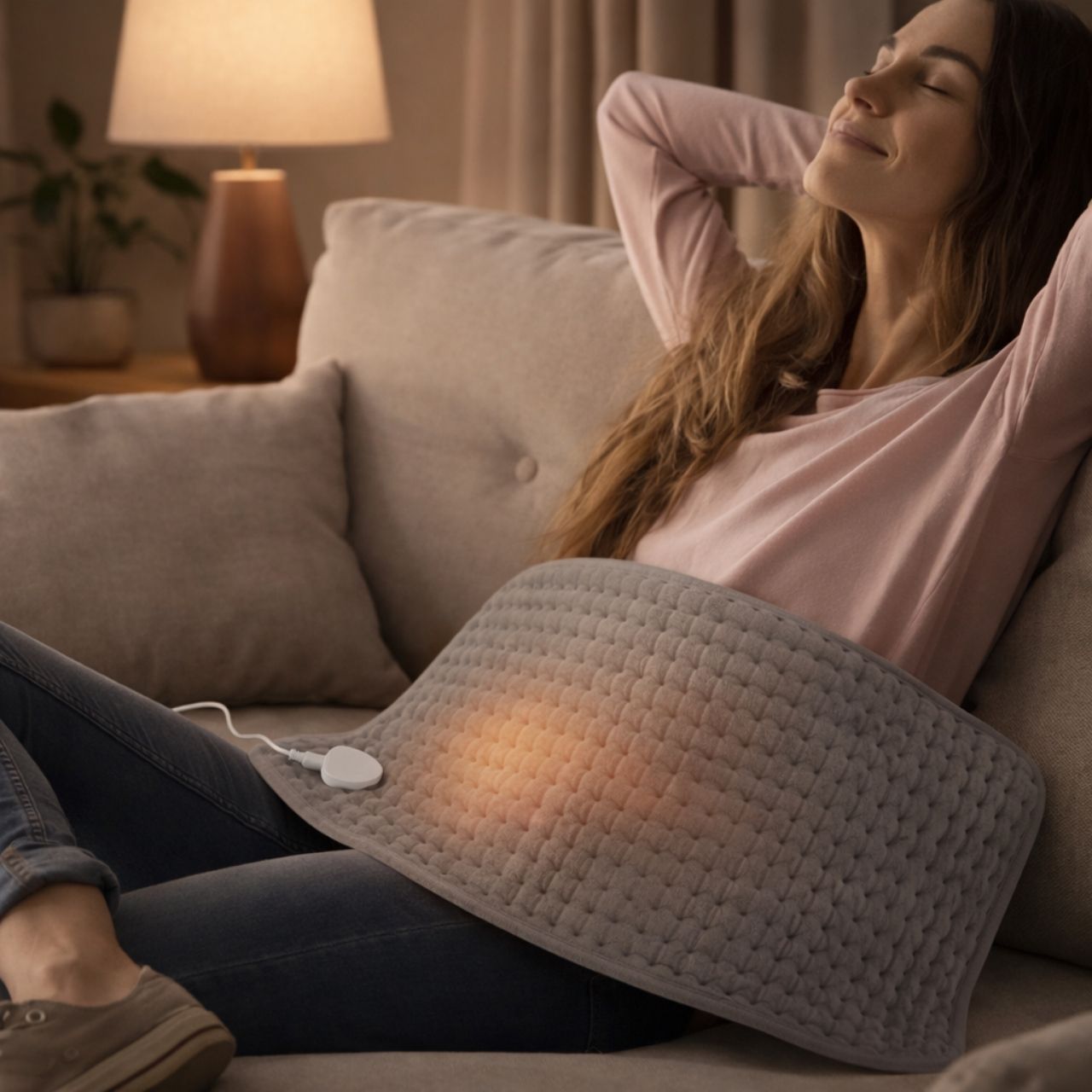 Electric Heating Pad with Adjustable Temperature & Timer