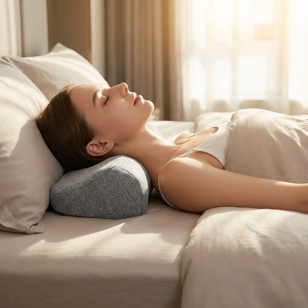 Cervical Memory Foam Pillow – Ergonomic Contour Neck Support Pillow for Back & Side Sleepers