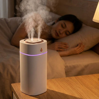 Quiet Bedroom Humidifier with Soft Night Light – Gentle Mist for Nighttime Comfort
