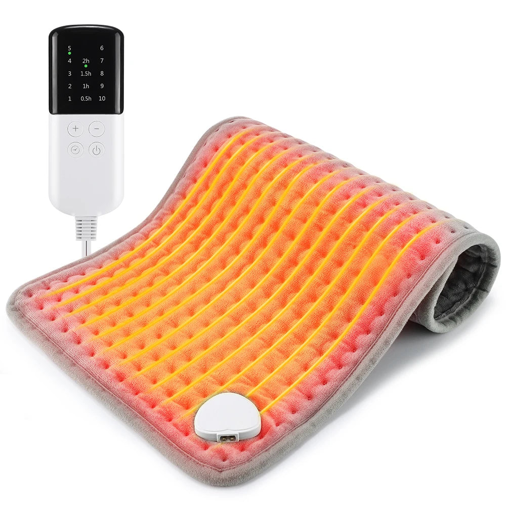 Electric Heating Pad with Adjustable Temperature & Timer