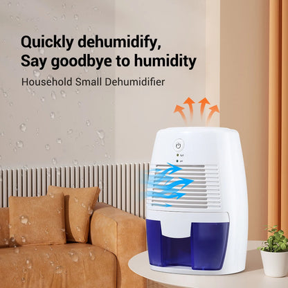 Mini Dehumidifier for Damp Spaces – Quiet Small-Room Dehumidifier for Bedroom & Bathroom