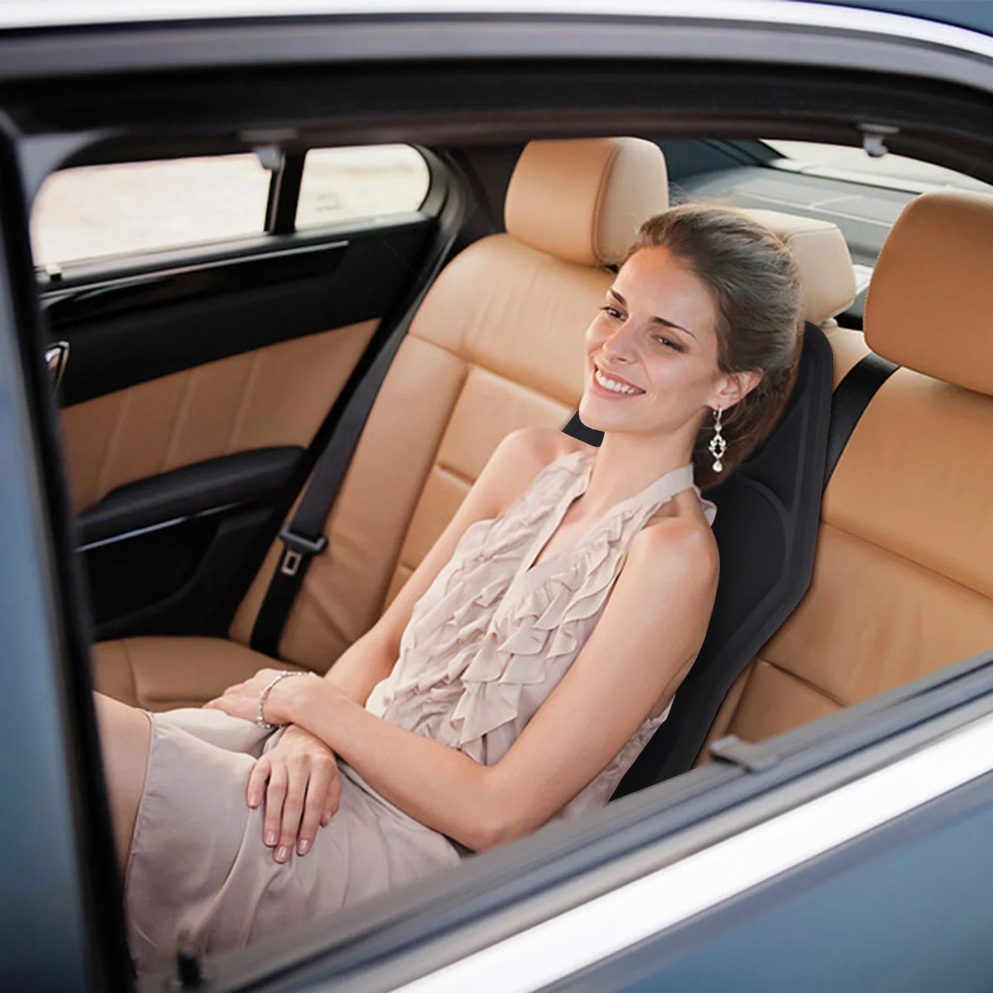 Electric Back Massager Chair Cushion with Heat – Massage Seat for Car, Office & Long Drives