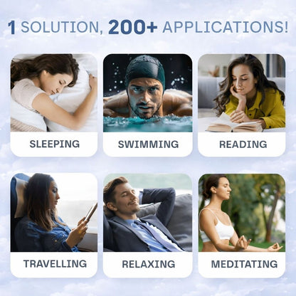 Ear Plugs for Deep Sleep - 33dB Noise Reduction Reusable - Circadian Dream