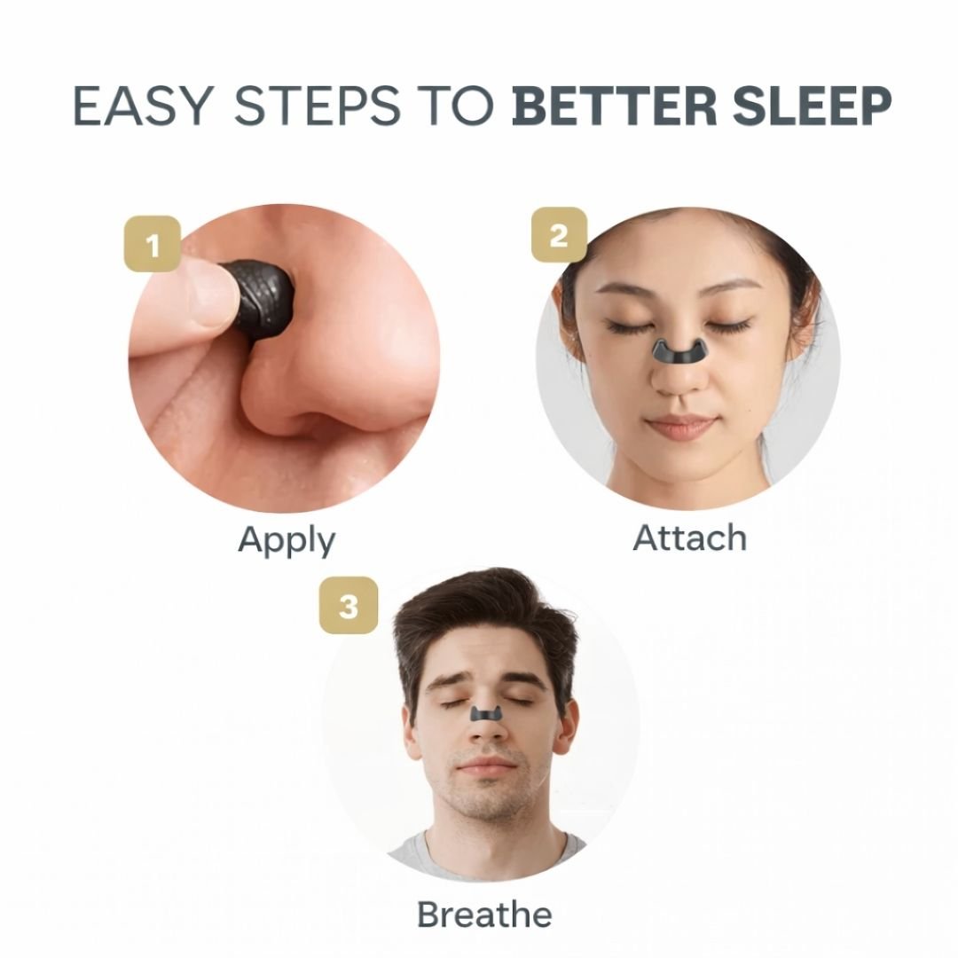 Magnetic Nasal Breathing Kit – Anti - Snore Nasal Dilator for Sleep & Better Airflow - Circadian Dream