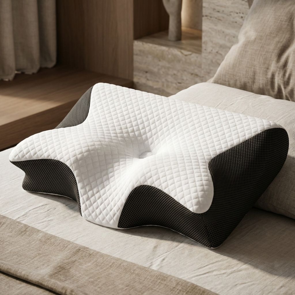 Memory Foam Cervical Pillow for Neck Pain – Ergonomic Neck Support for Side, Back and Stomach Sleepers - Circadian Dream