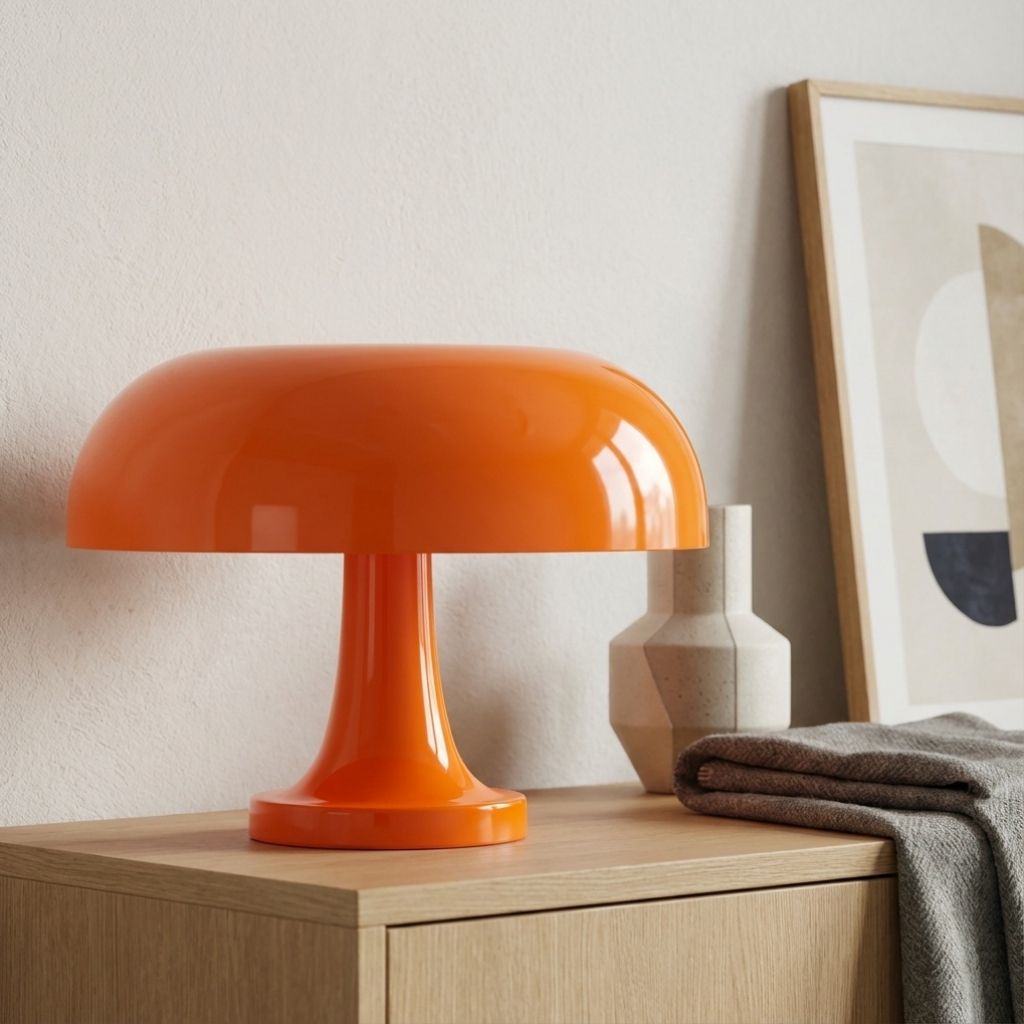 Modern Mushroom Table Lamp – Bauhaus Style Bedside Lamp with Adjustable Warm Lighting - Circadian Dream