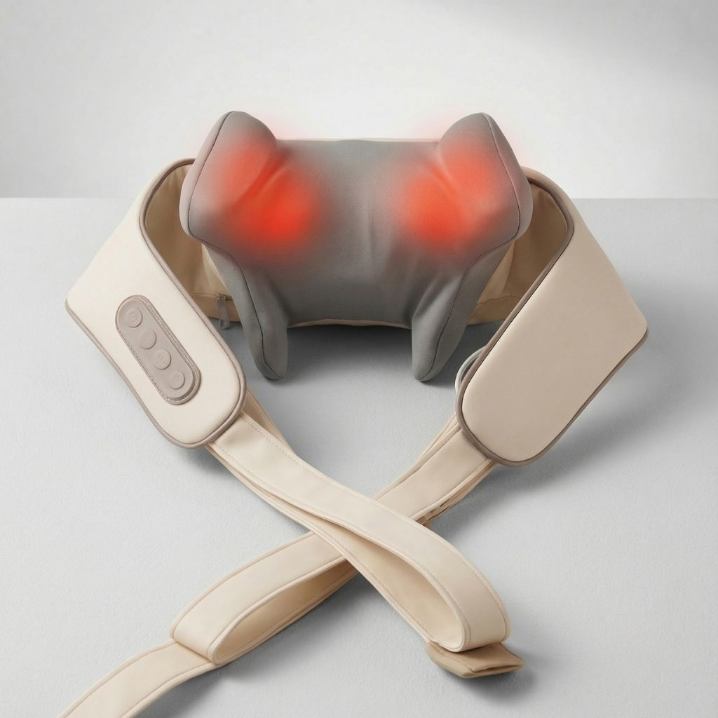 Neck & Shoulder Massager with Heat – Ergonomic Back Massager for Everyday Muscle Relaxation - Circadian Dream