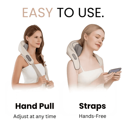 Neck & Shoulder Massager with Heat – Ergonomic Back Massager for Everyday Muscle Relaxation - Circadian Dream