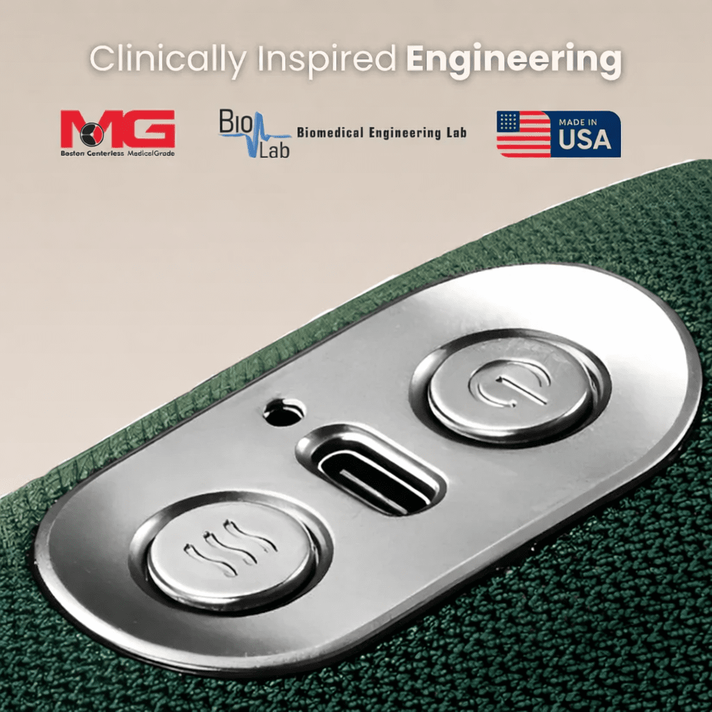 Neck & Shoulder Shiatsu Massager with Heat – Bionic Hand Deep-Kneading Muscle Comfort Tool