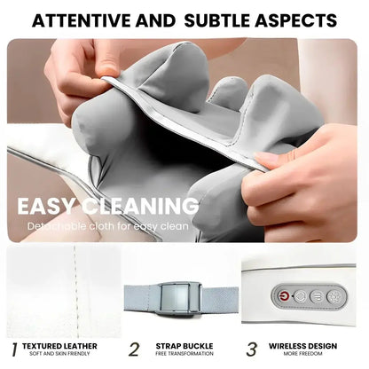 Neck & Shoulder Massager with Heat – Ergonomic Back Massager for Daily Relaxation